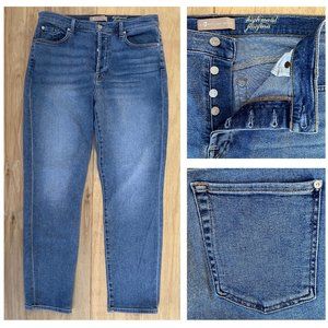 7 FOR ALL MANKIND HIGH WAIST JOSEFINA BUTTON FLY Women’s Jeans sz 31W X 28L